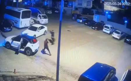 KAĞITHANE'DE KALAŞNİKOF SİLAHLI SALDIRI: ÇATIŞMA GÜVENLİK KAMERASINDA