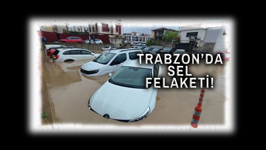 Trabzon'da Yoğun Sağanak: Yollar ve Araçlar Su Baskınıyla Karşı Karşıya